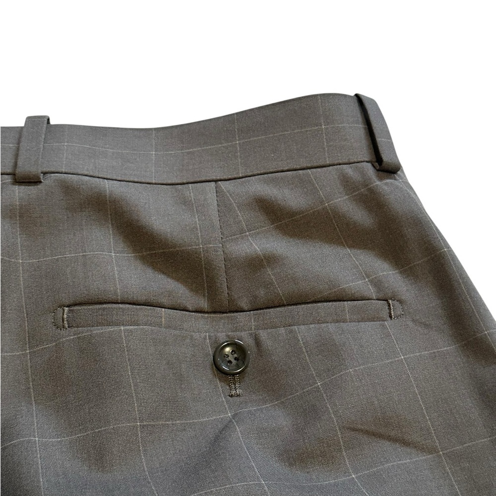 Cache Gray Wool-Blend Suit Modern Slim Fit - Picture 14 of 16